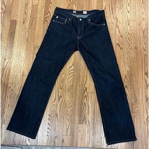 Adriano Goldschmied Protge Straight leg dark jeans 33 x 31 $210 Retail